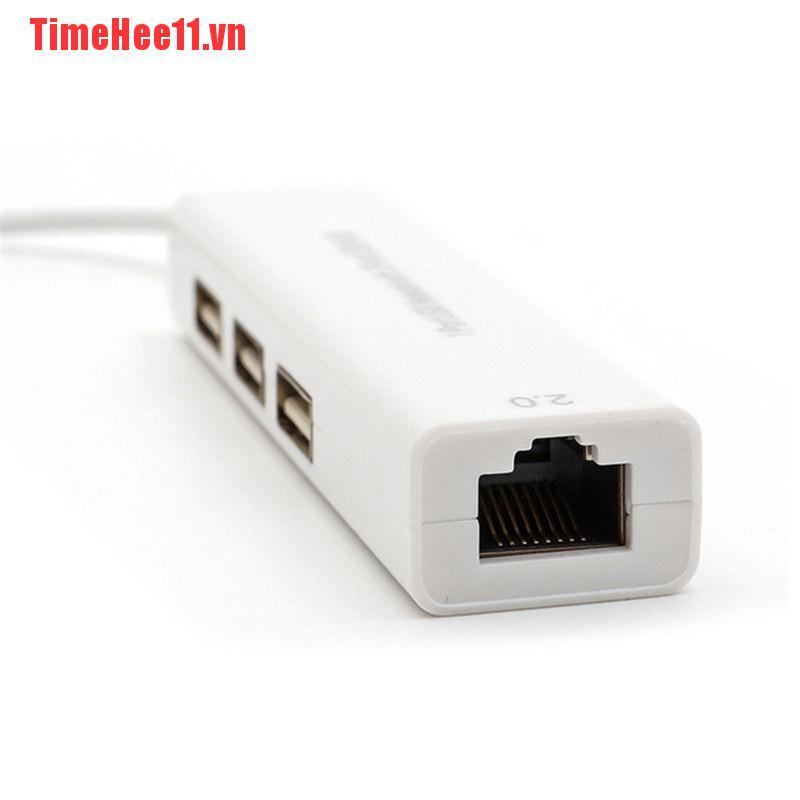【TimeHee11】USB 2.0 To LAN/RJ45 Gigabit Ethernet Network Adapter 3 USB 2.0 Por | BigBuy360 - bigbuy360.vn