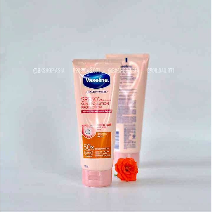 [BẢN MỚI] Sữa Dưỡng Thể Vaseline Perfect Serum 50X Tuýp 320ml .Dưỡng Ẩm ,Trắng Da  ,Làn Da Khỏe Mạnh ,Mịn Màng | BigBuy360 - bigbuy360.vn