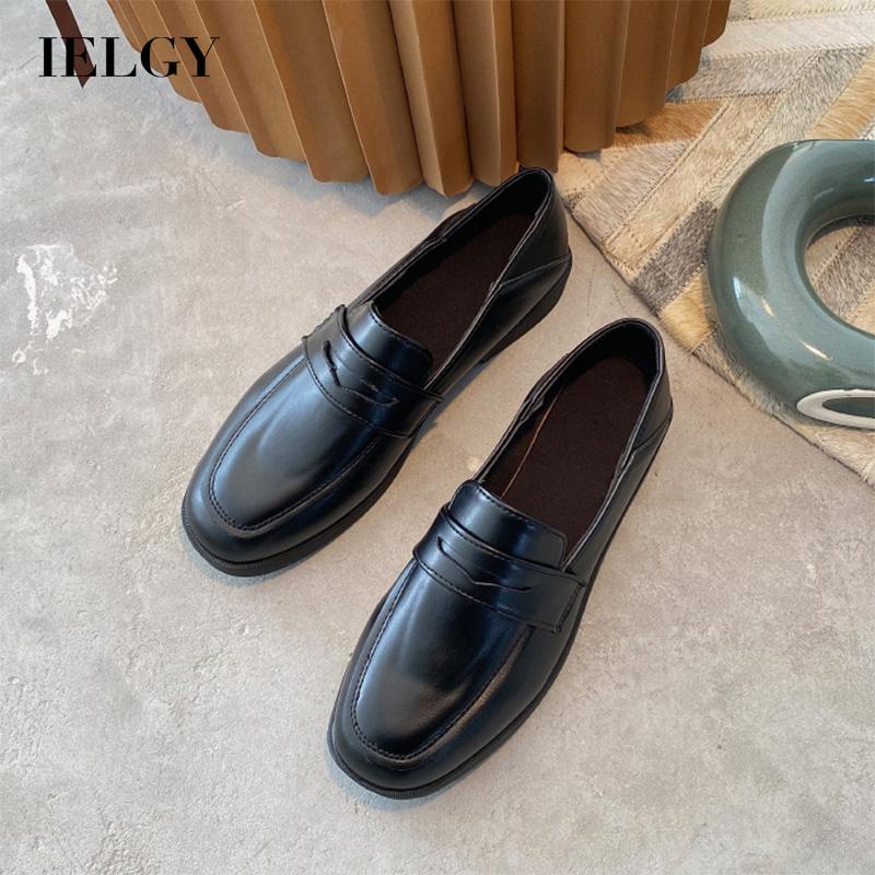 Giày Da Đế Dày Phong Cách retro Nhật Bản