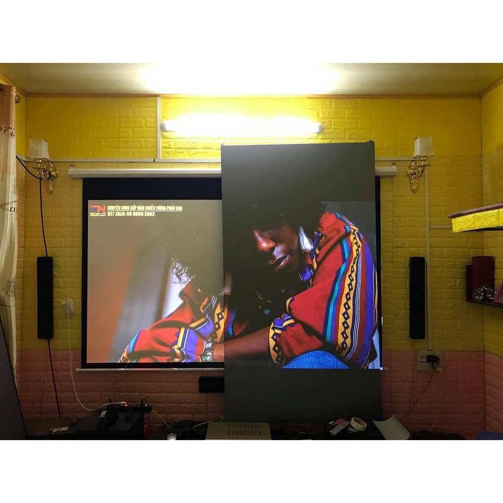 Màn Chiếu Phản Quang Tương Phản Cao - Màu Xám cao cấp