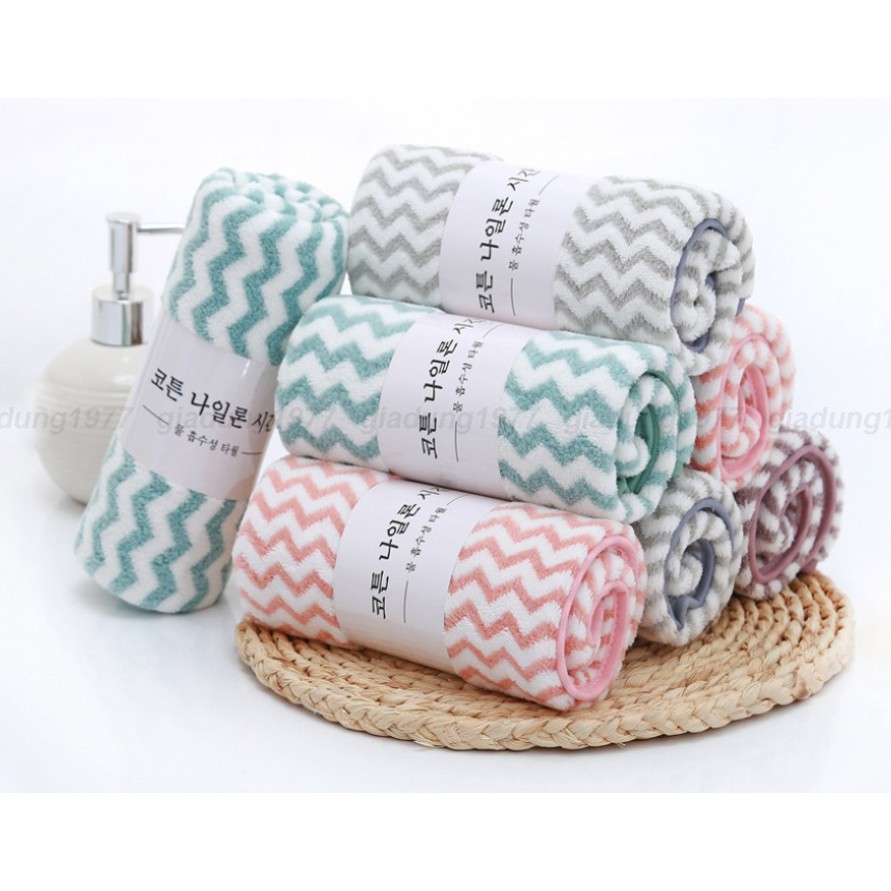 Khăn rửa mặt cotton hàn quốc cao cấp (30x50cm), Khăn lau cho bé tiện dụng DOLOTDAY (Màu ngẫu nhiên)