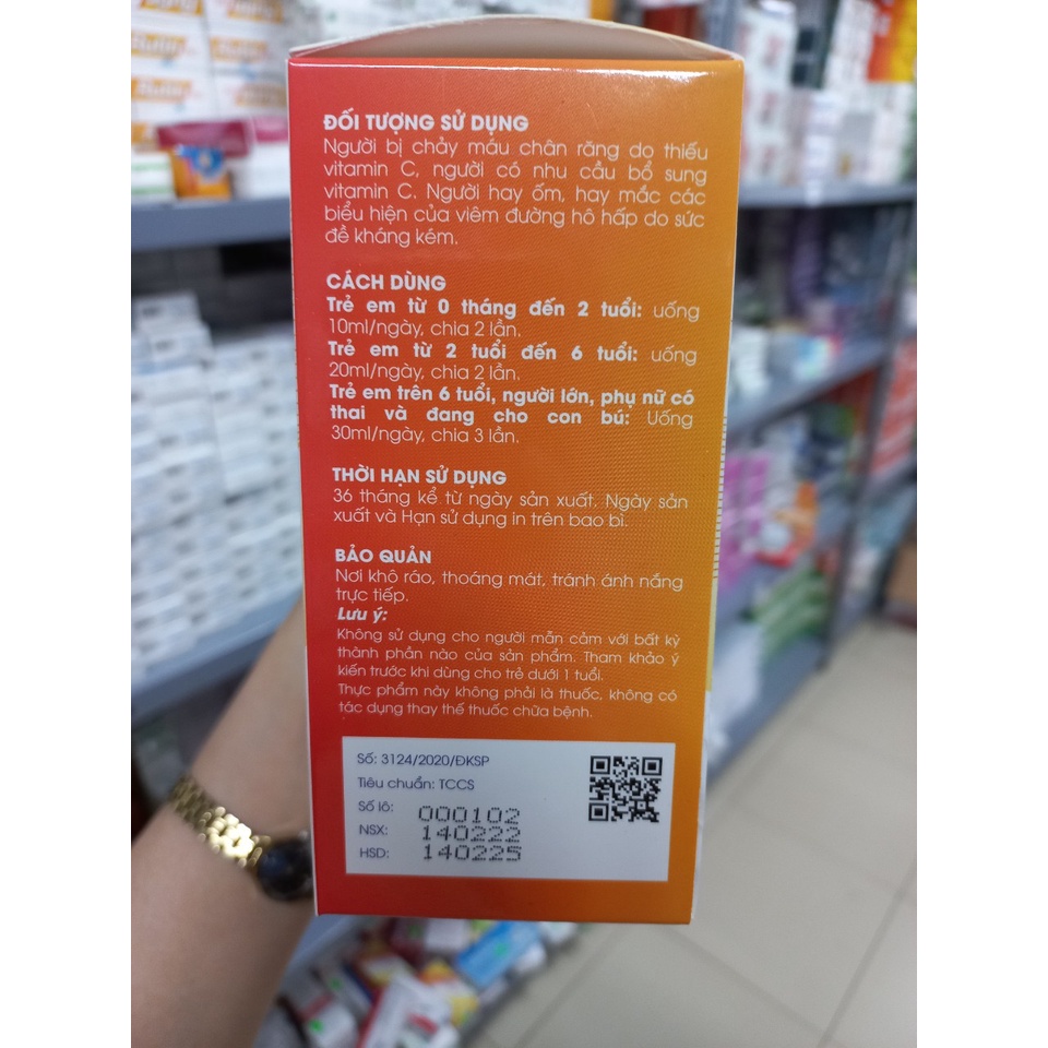C-Sacofa hỗ trợ tăng cường sức đề kháng giúp cơ thể khoẻ mạnh