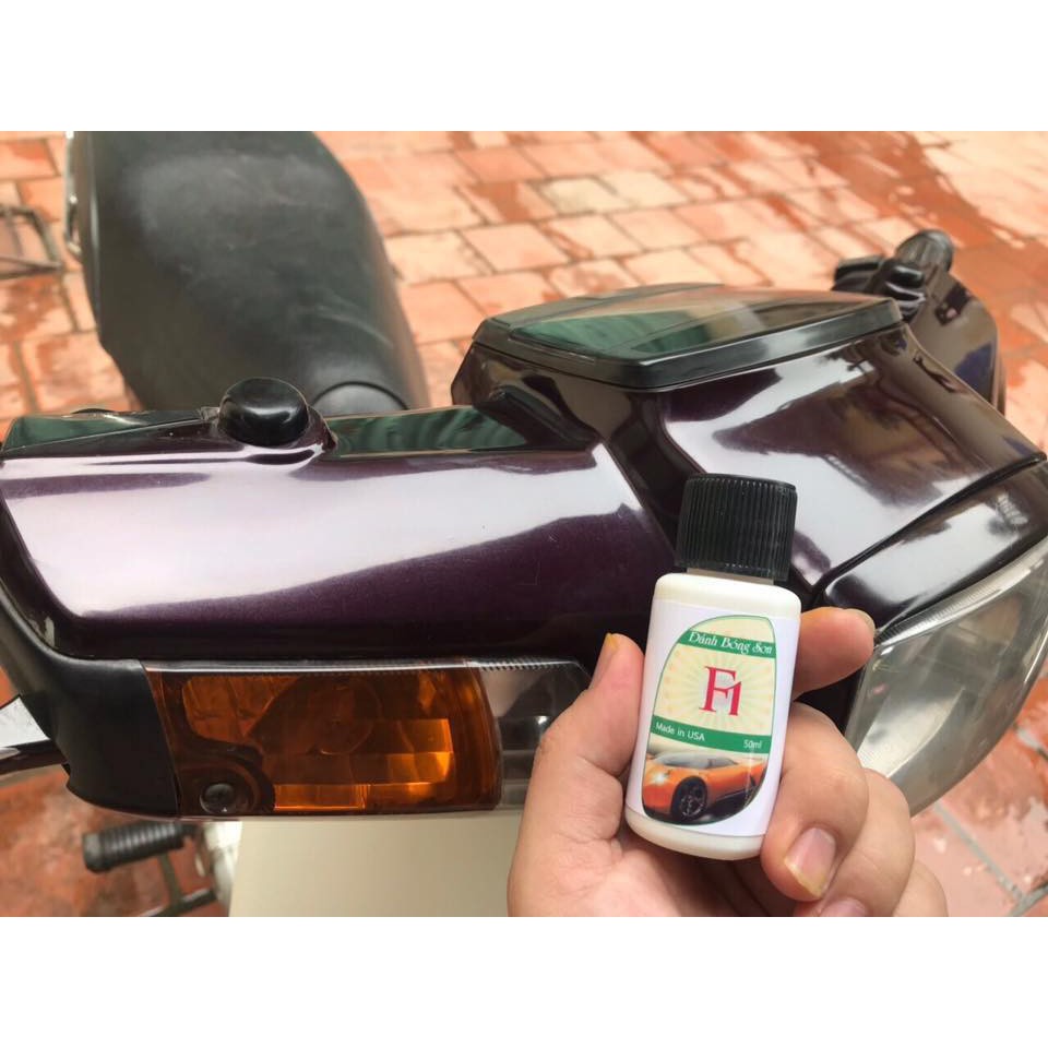 Dụng Dịch Đánh Bóng Xe Máy Phủ Nano