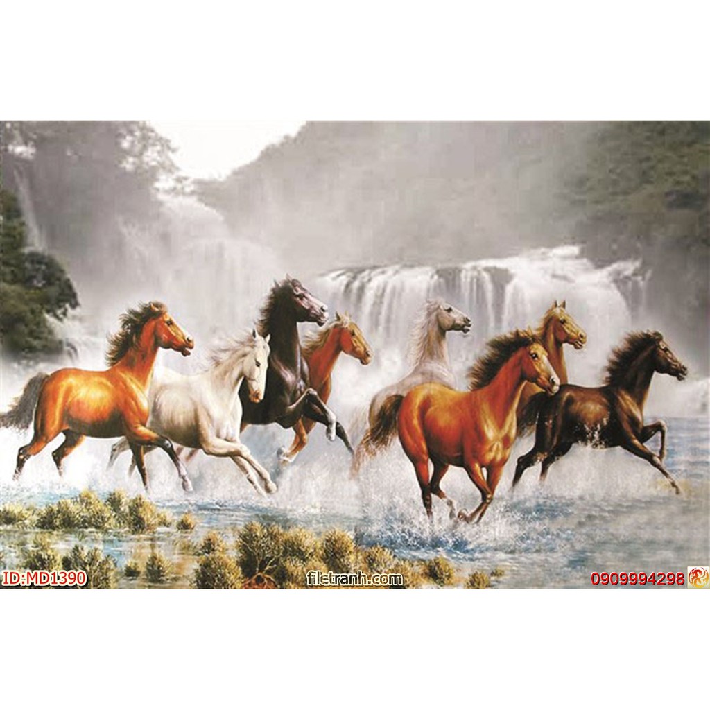 TRANH TẾT DÁN TƯỜNG 3D MÃ ĐÁO THÀNH CÔNG