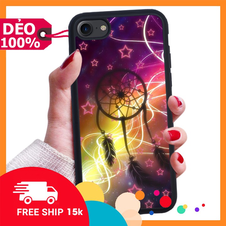 ỐP LƯNG DẺO IPHONE 7 /8 ĐỦ DÒNG HÌNH NỀN DREAMCATCHER ĐA DẠNG PHỦ BÓNG NHƯ GƯƠNG