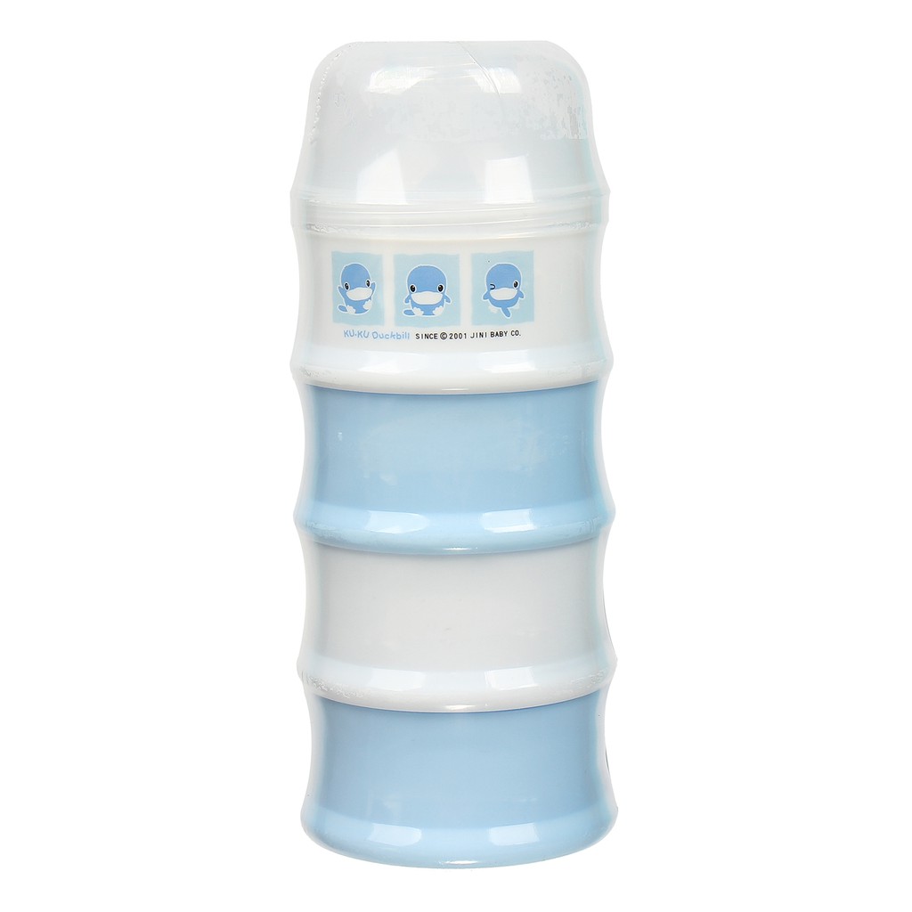 Hộp chia sữa 4 ngăn tròn cho bé Kuku 5305