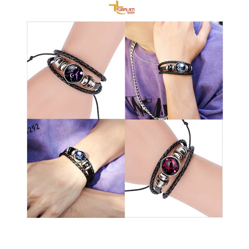 Handmade- Vòng tay cung hoàng đạo- Mật ngữ 12 chòm sao- Vòng tay- Vòng tay nam- Vòng tay nữ VT05