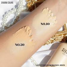 Kem Nền Siêu Mịn Như Nhung Sivanna Velvet Touch Foundation