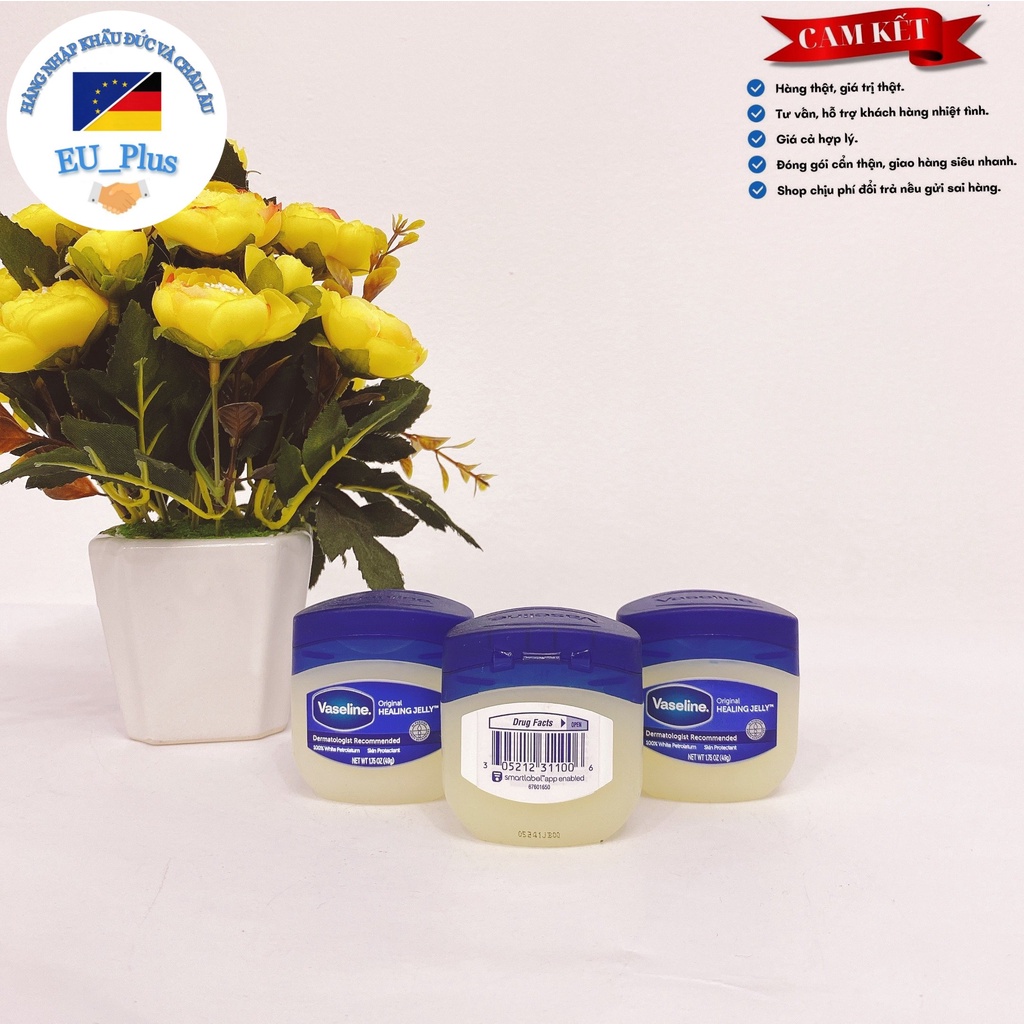Sáp dưỡng ẩm đa năng VASELINE Original Mỹ Big size - 368g
