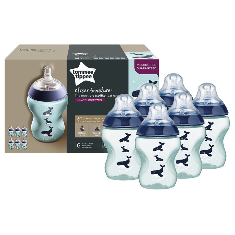 Các loại Bình sữa Tommee Tippee 150ml - 260ml - HÀNG ÚC