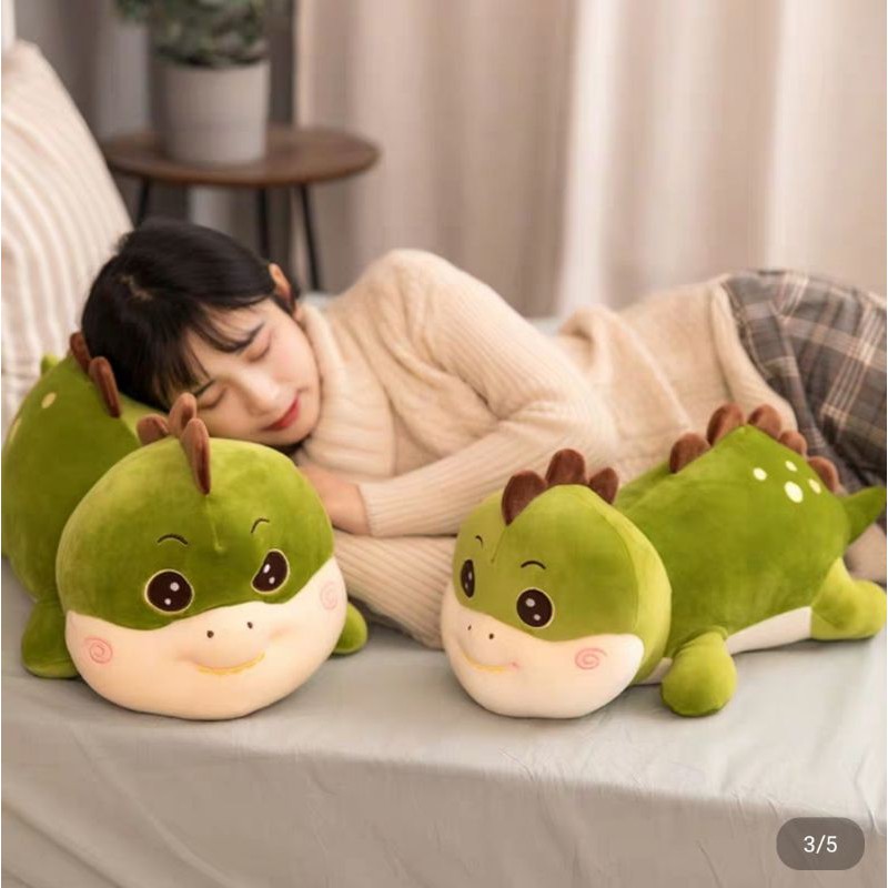chăn gối văn phòng 2in1 khủng long