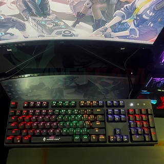 Bàn Phím Cơ Arms Cool HK107 ( LED Rainbow – Blue Switch ) -dc3443