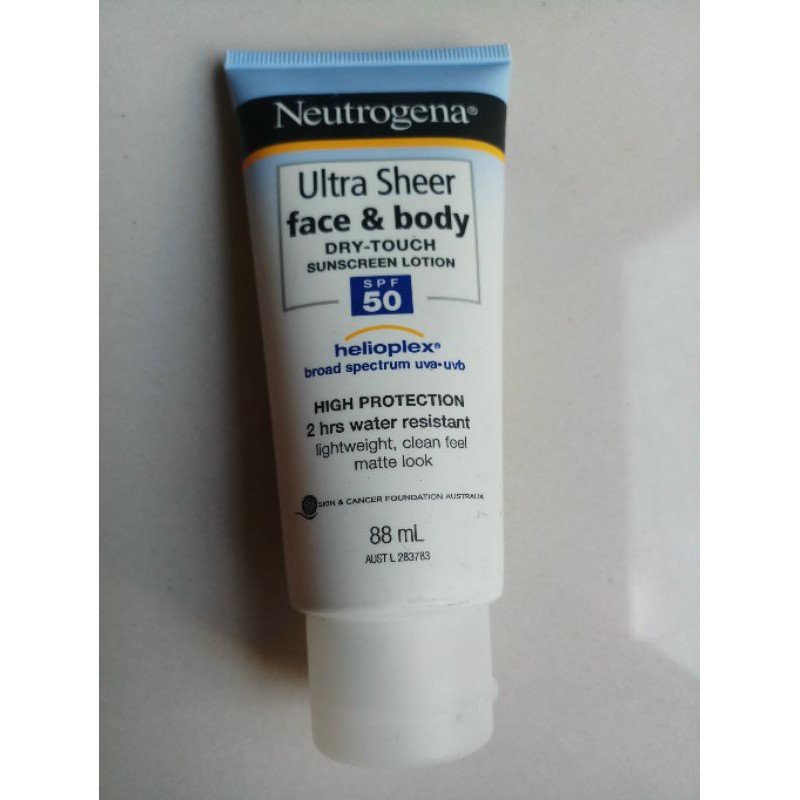 Kem chống nắng Neutrogena U.S Dry Touch SPF 50 88ml