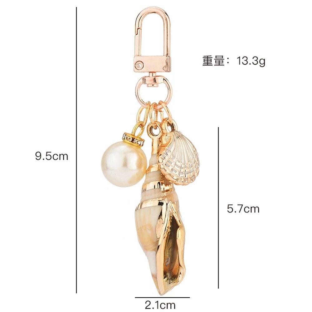 Mmluck Móc Khóa Sao Biển Tua Rua Trong Suốt Đơn Giản Phụ Kiện Nội Thất Cho Túi Xách Nữ