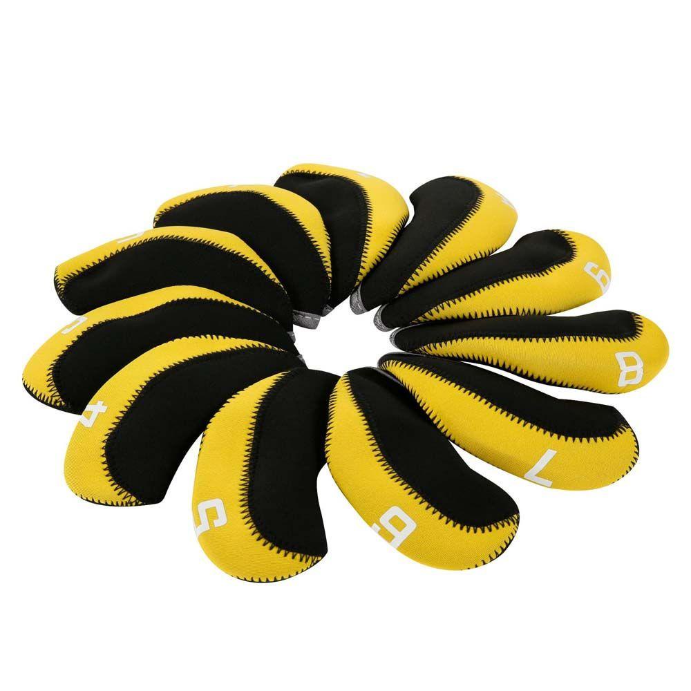 IVORY Bộ 11 Vỏ Bọc Bảo Vệ Đầu Gậy Đánh Golf Bằng Sắt Siêu Bền Tiện Dụng