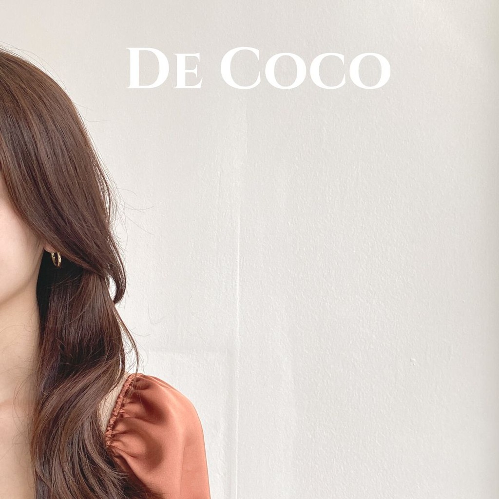 Khuyên tai nữ dáng tròn basic Ciara De Coco