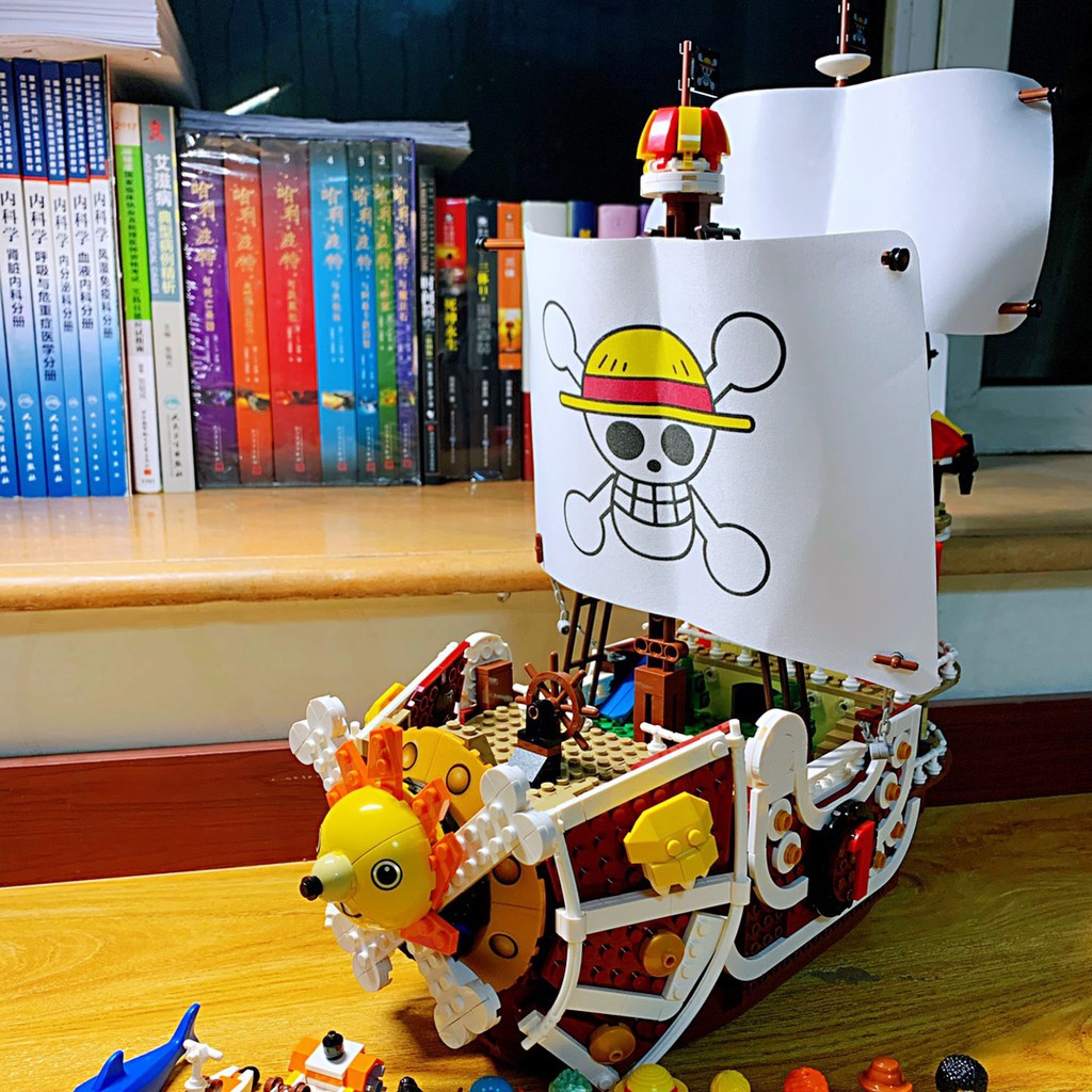 Mô hình đồ chơi giáo dục Lắp ráp 6298 (CÓ SẴN) One Piece Thousand Sunny Xếp hình Thuyền Đảo Hải Tặc
