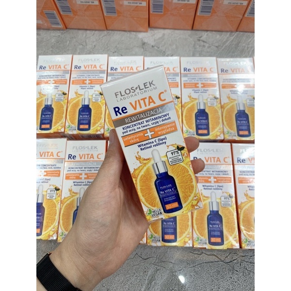 TINH CHẤT DƯỠNG SÁNG VÀ TRẺ HÓA DA FLOSLEK RE VITA C REVITALIZATION VITAMIN CONCENTRATE