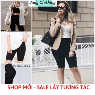 Quần legging lửng ngố bigsize 40-120kg_ quần Biker Short legging ngố