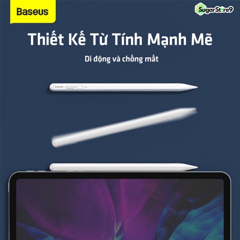 Bút Cảm Ứng - Bút Cảm Ứng Baseus Smooth Điện Dung Cảm Ứng Màn Hình Cho Ipad Pro Air Apple iPad Pencil 2 - TopLink