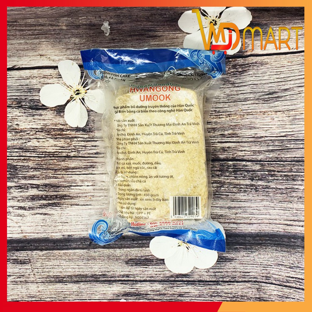 Combo 2 túi chả cá Hàn Quốc 450gr chỉ ship ở Hà Nội