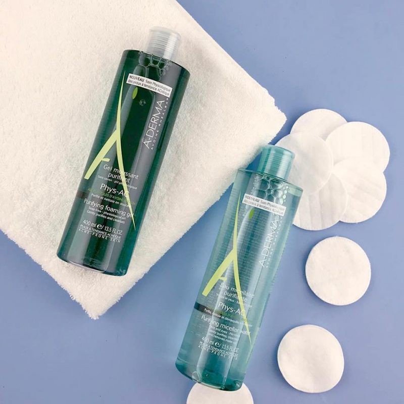 ( AUTH- PHÁP) Sữa Rửa Mặt A-Derma Gel Moussant Purifiant Phys-Ac