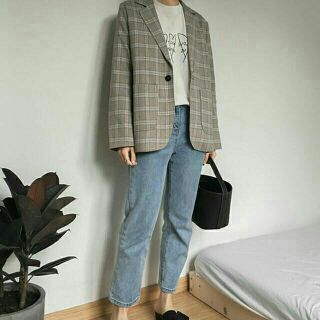 Ảnh thật 🎀Áo khoác Blazer IDOL size SM ODER