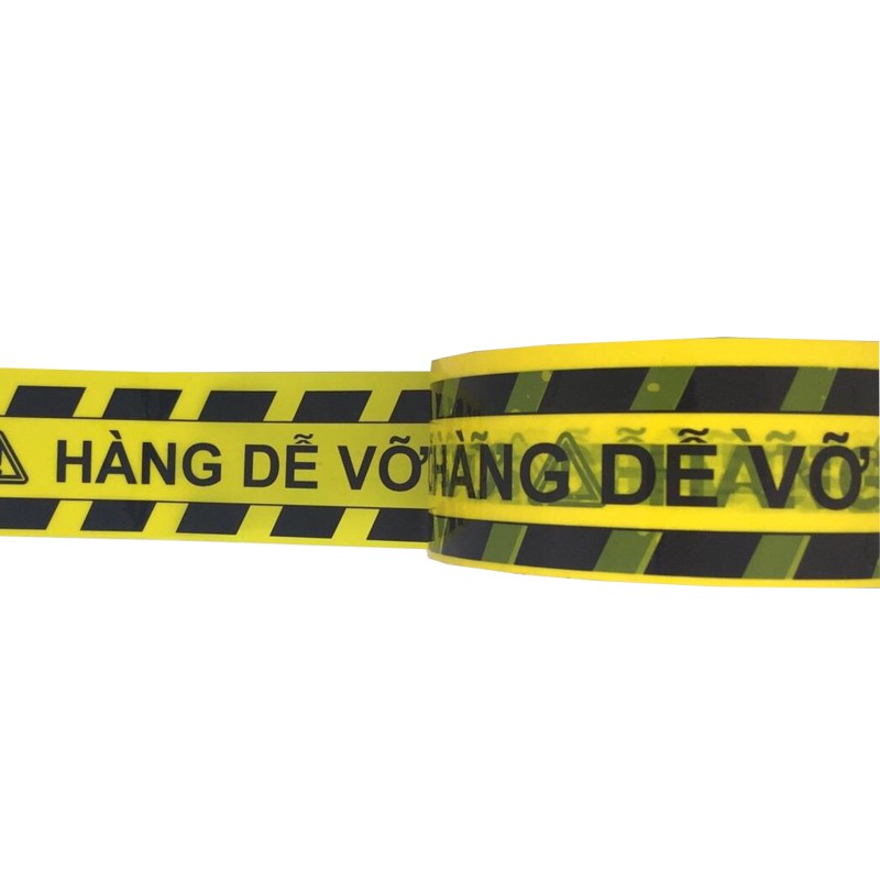 BĂNG KEO NIÊM PHONG IN CHỮ HÀNG DỄ VỠ 100YA