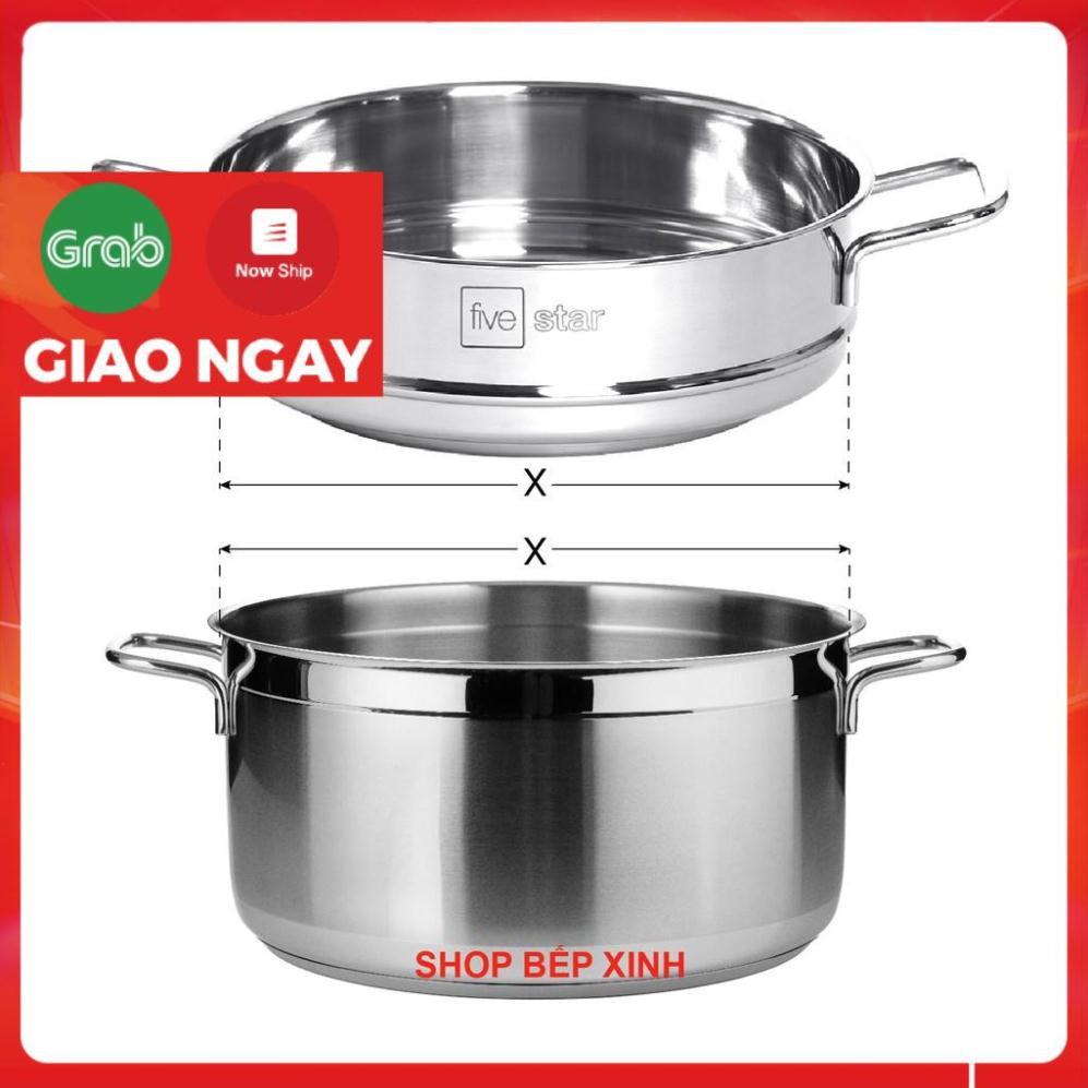 Xửng hấp cao cấp Fivestar standard không nắp tặng 2 muỗng canh ( 24cm / 26cm / 28cm / 30cm / 32cm )