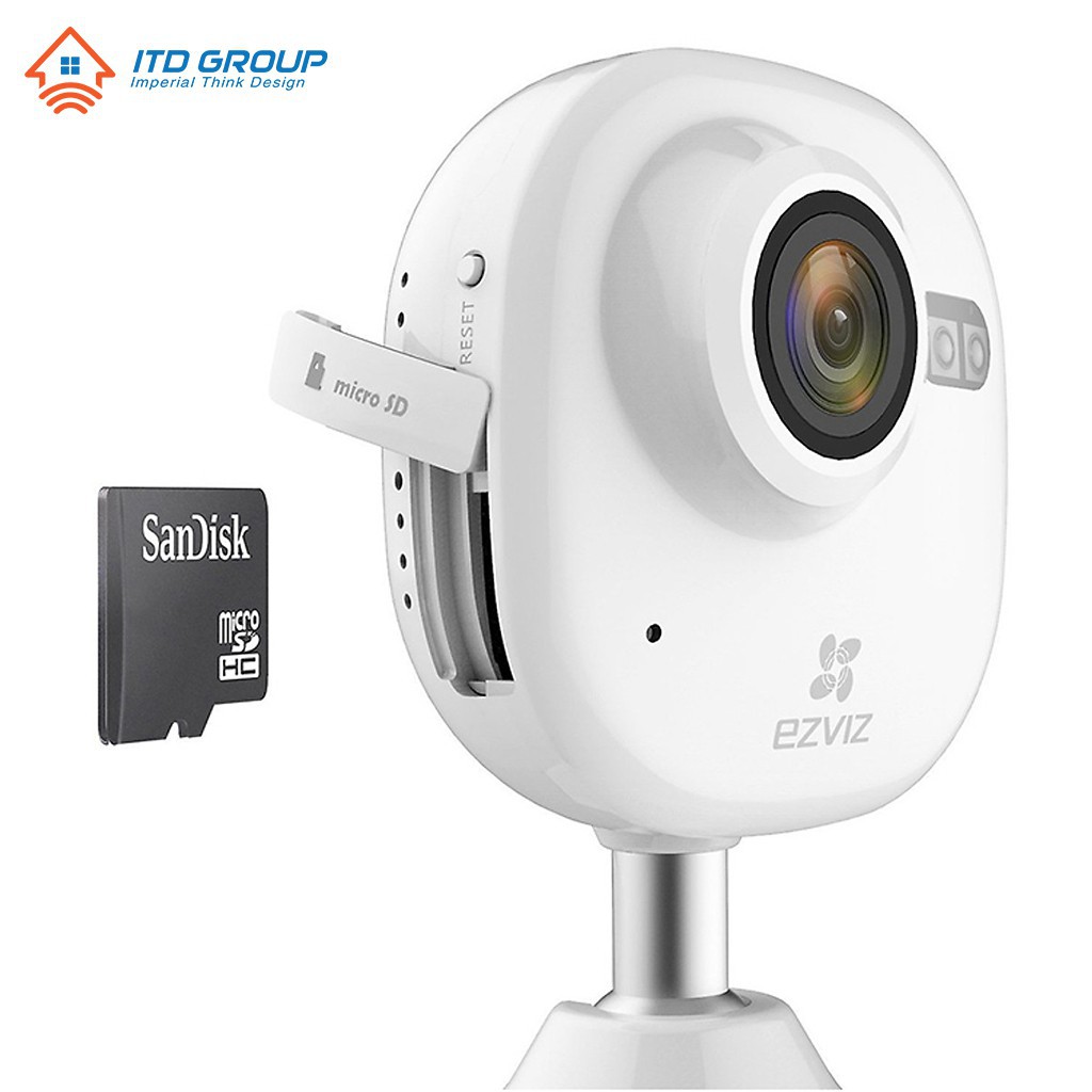 Camera Quan Sát Wifi EZVIZ Mini Plus 1080P (CS-CV200-A0-52WFR) - Chính Hãng Bảo Hành 18 Tháng