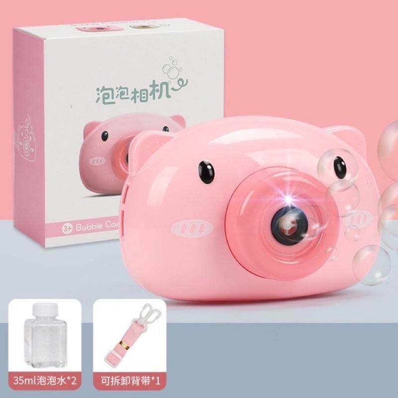 Đồ Chơi Máy Ảnh Bắn Bong Bóng Dùng Pin Dành Cho Bé