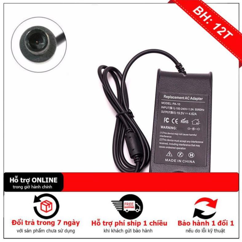 [BH12TH] Sạc Laptop DELL 19.5v - 4.62A, KIM, Loại bầu ZIN