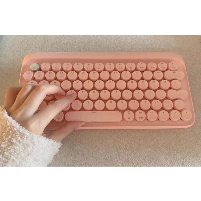 Bàn phím cơ không dây bluetooth Lofree bản giới hạn hoa anh đào chính hãng