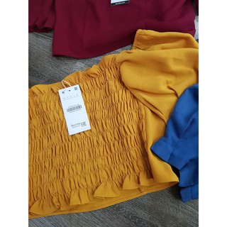Áo kiểu croptop cổ vuông cup ngực