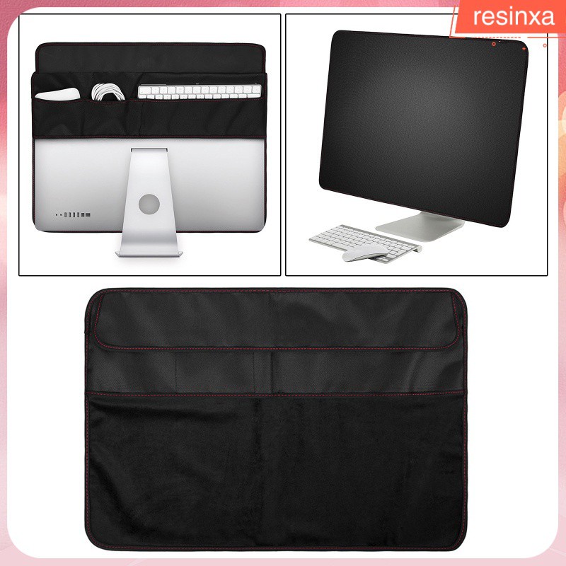  PC Monitor Screen Dustproof Cover PU Leather  for iMac, Easy to Use