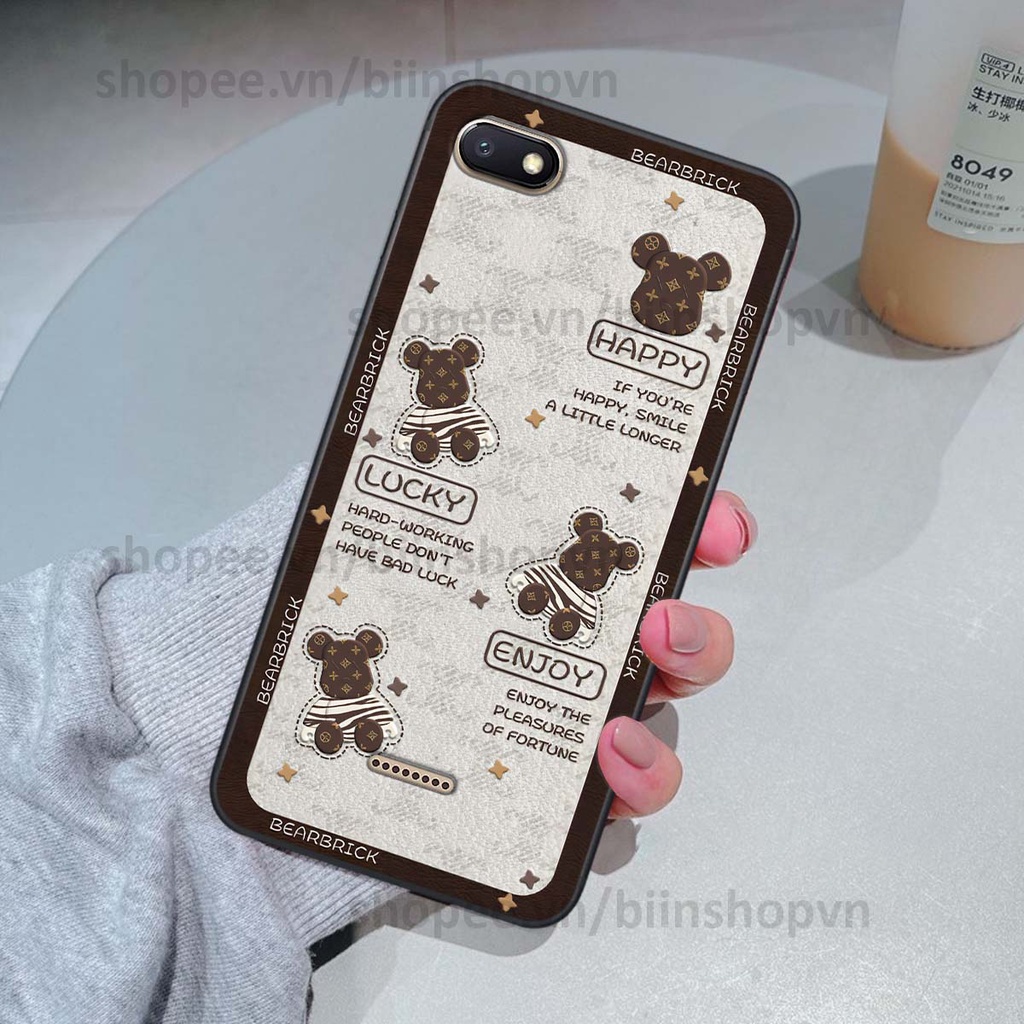 Ốp Xiaomi Redmi 4A / 5A / 6A hình gấu bear brick đẹp độc lạ, thời trang, cá tính
