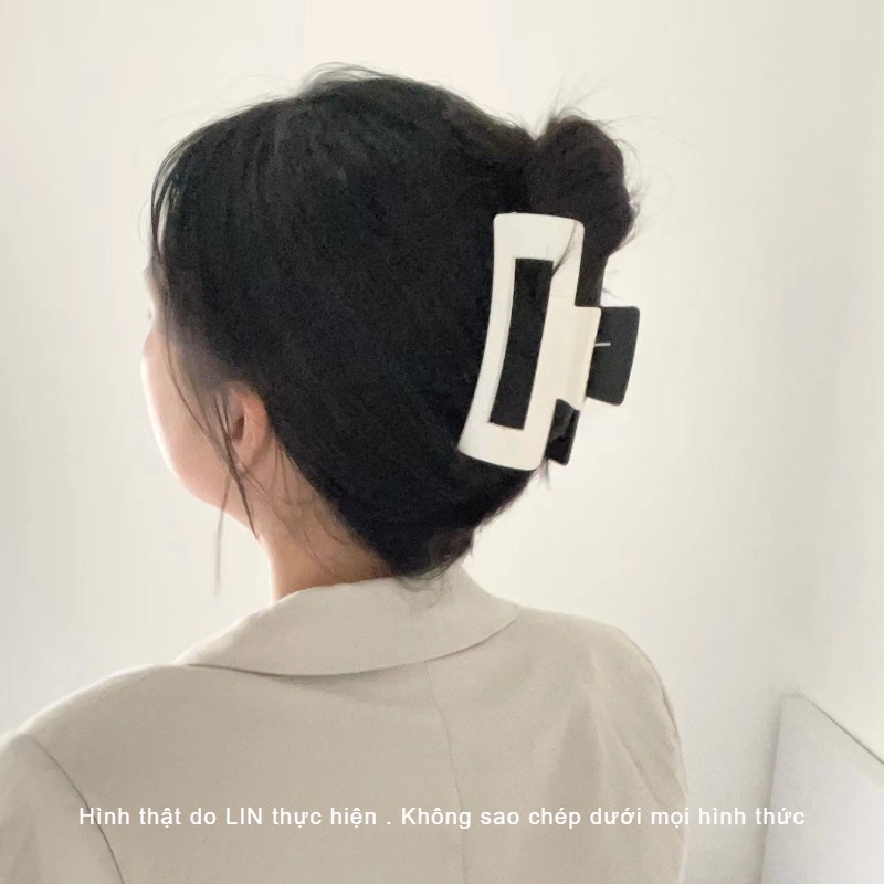 Kẹp Tóc Kẹp Càng Cua LIN Mix Màu Phong Cách Hàn Quốc