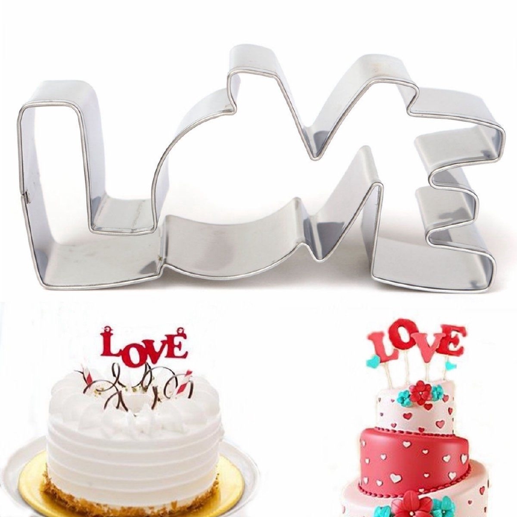 Khuôn Cắt Bánh Quy Hình Chữ LOVE