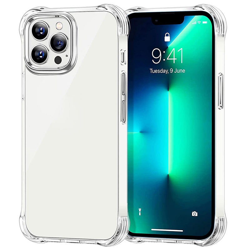 Ốp Điện Thoại TPU Gel Mềm Trong Suốt Chống Sốc Cho iPhone 13 Pro 11 12 Mini X XR XS Max 7 8 6 6S Plus 5S 5 SE 2022 2020