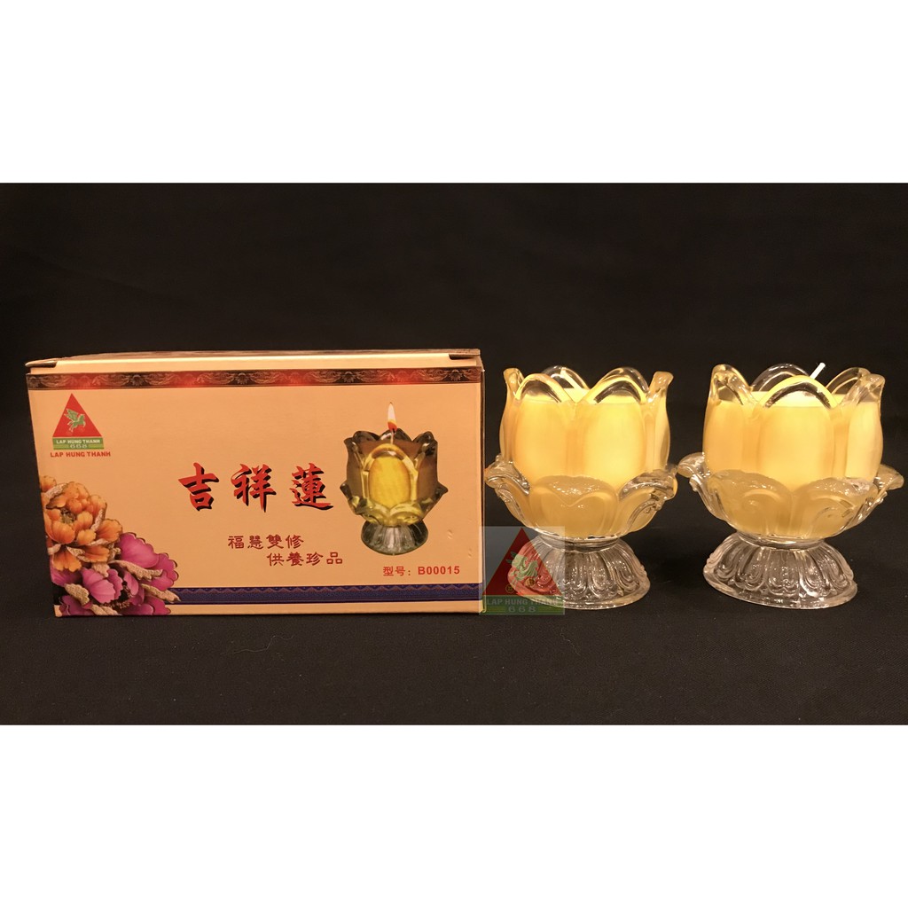 Nến Sáp Bơ Hoa Sen Cát Tường