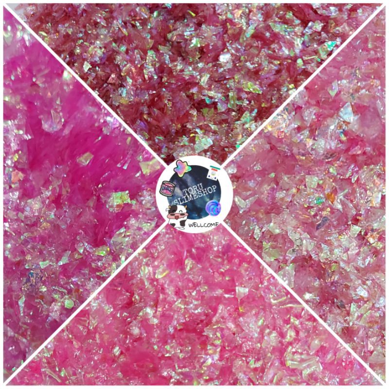 Kim Tuyến Giấy nhiều màu Hologram toru_slime