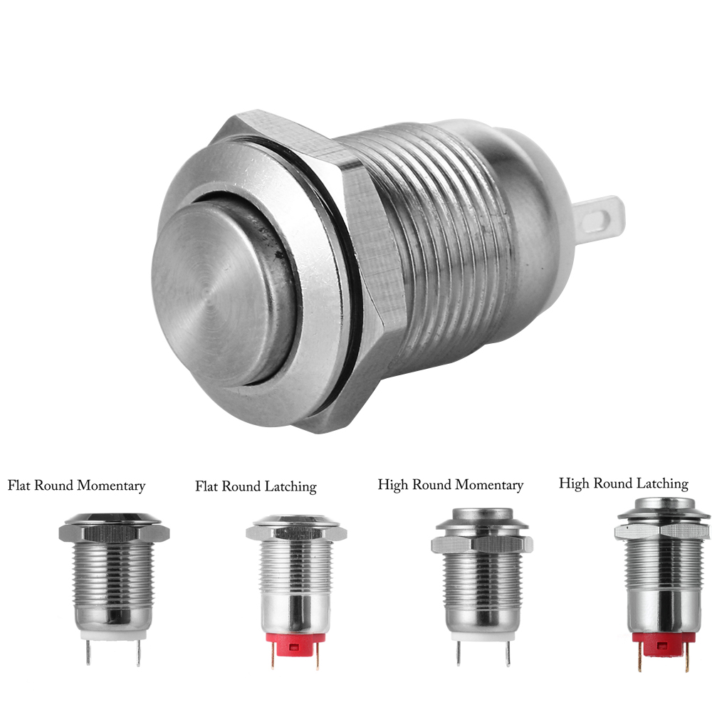 Công tắc nút nhấn khởi động chống thấm nước 250v 12mm