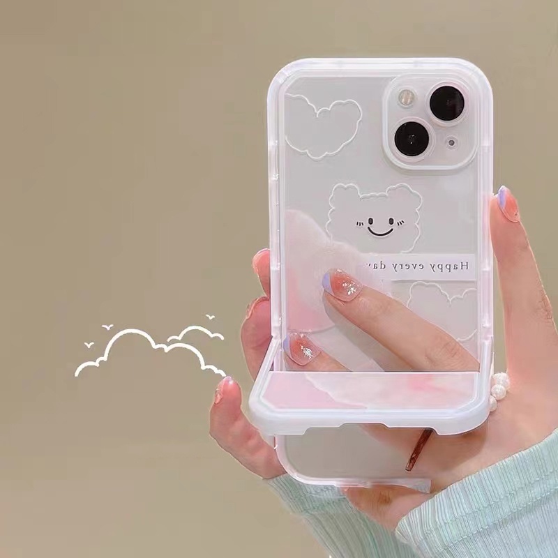 Ốp Điện Thoại Mềm Chống Sốc Có Giá Đỡ Cho IPhone 13 Pro Max 11 12 8 7 Plus XS X XR 6 6S SE2020