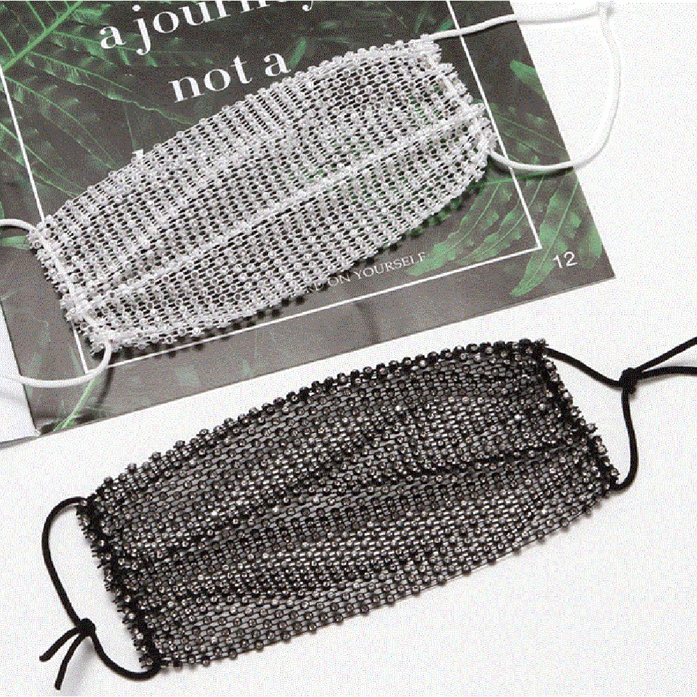 (Hàng Mới Về) Khẩu Trang Đính Đá Lấp Lánh Có Thể Tái Sử Dụng 1 Lần Tiện Lợi | BigBuy360 - bigbuy360.vn