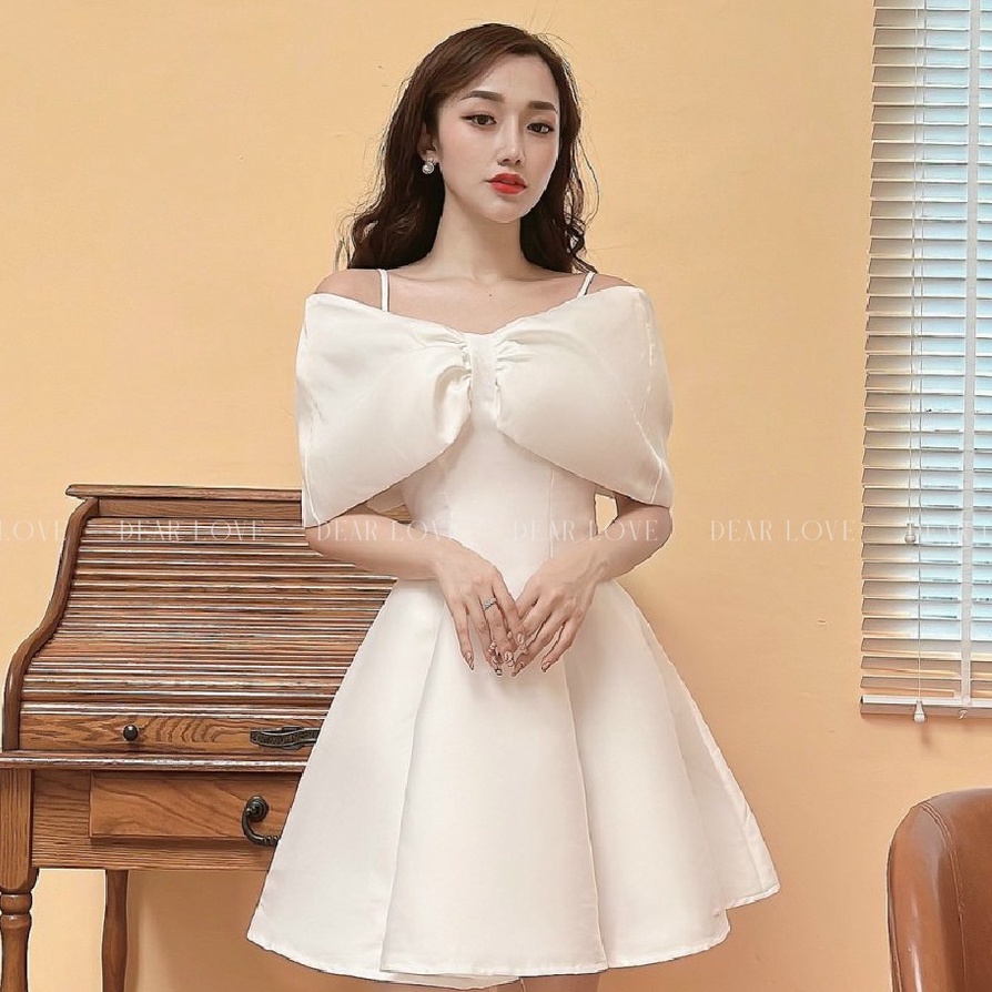 Đầm Hai Dây Dear Love Ngực Áo Dáng Nơ | Anina Dress
