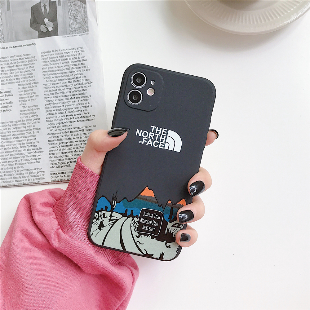 Ốp điện thoại dẻo in chữ The North Face cho iPhone 13 11 12Mini / Pro / Max / X XR Xs Max | BigBuy360 - bigbuy360.vn