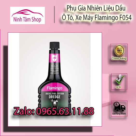 Phụ Gia Nhiên Liệu Dầu Ô Tô Xe Máy Flamingo F054 354ml