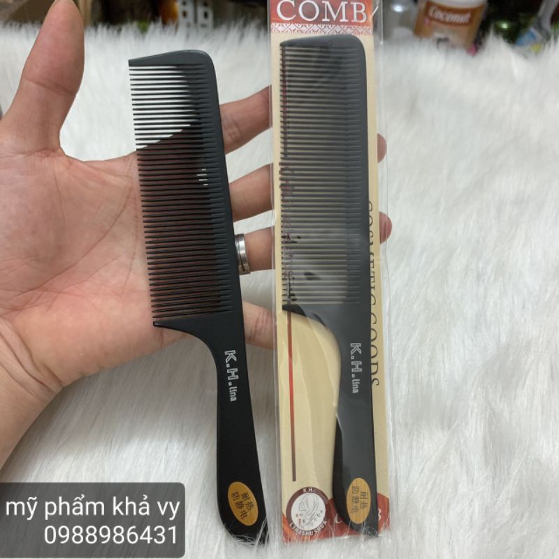 combo lược cắt tóc nam to bản barber fade tông đơ