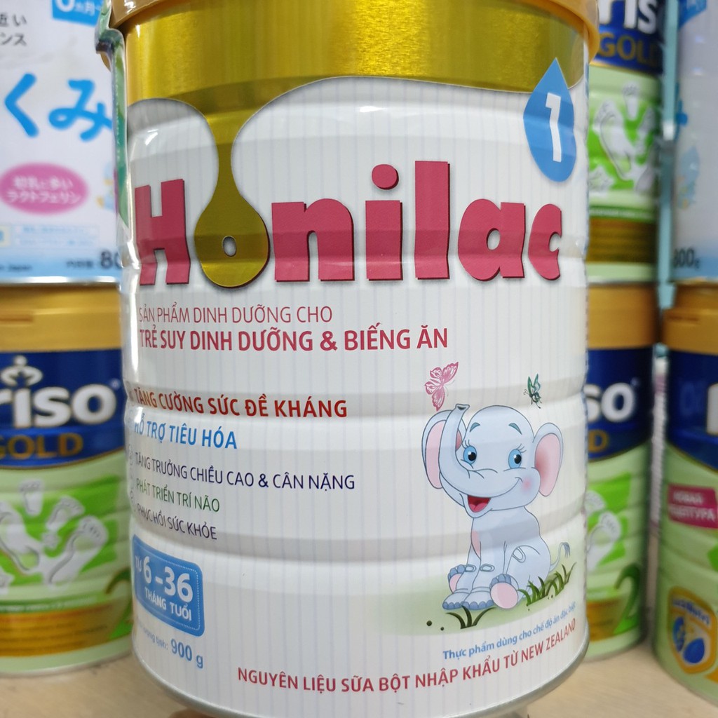 Combo 3 lon Sữa Honilac số 1 900g Date 2022