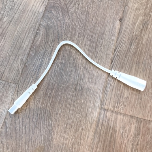 Dây cấp nguồn hai đầu âm dương nối góc cho bộ đèn T5 Philips